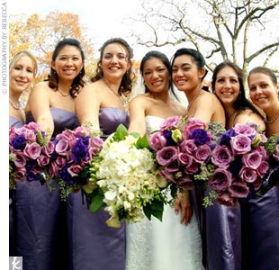 lavender wedding flowers