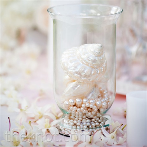 Shell and Pearl Centerpieces