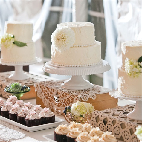 Cake and Cupcake Table