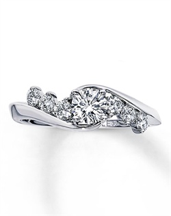The Leo Diamond Engagement and Wedding Rings